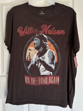 Willie Nelson on the road again T-shirt NWTG choose only sizes :XL&3XL WRANGLER